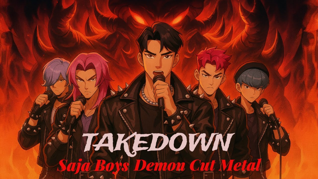 Takedown – Saja Boys (Demon Boy Cut) | K-Pop Demon Hunters Metal Concept Cover