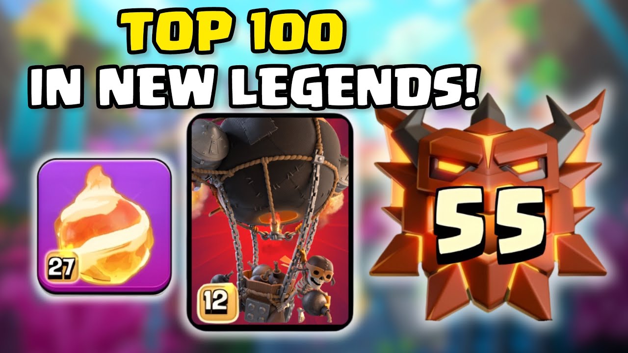 Fireball Rocketloons Crush Bases in NEW Legends Mode! | Live Legend League Attacks (Clash of Clans)