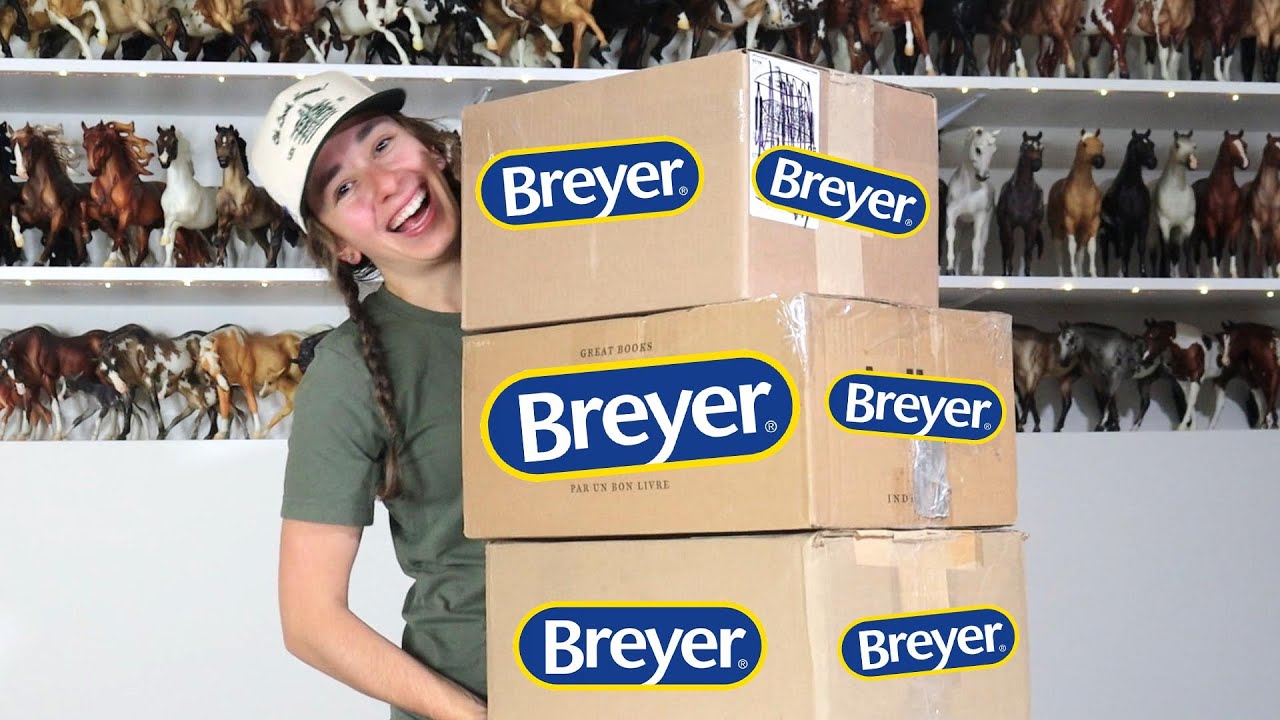 О, смотрите, лошади | Распаковка модели лошади BREYER
