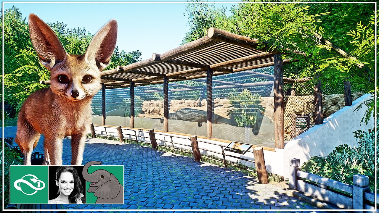 🐘 Building a Stunning Fennec Fox Aviary Habitat in City Zoo | Planet Zoo
