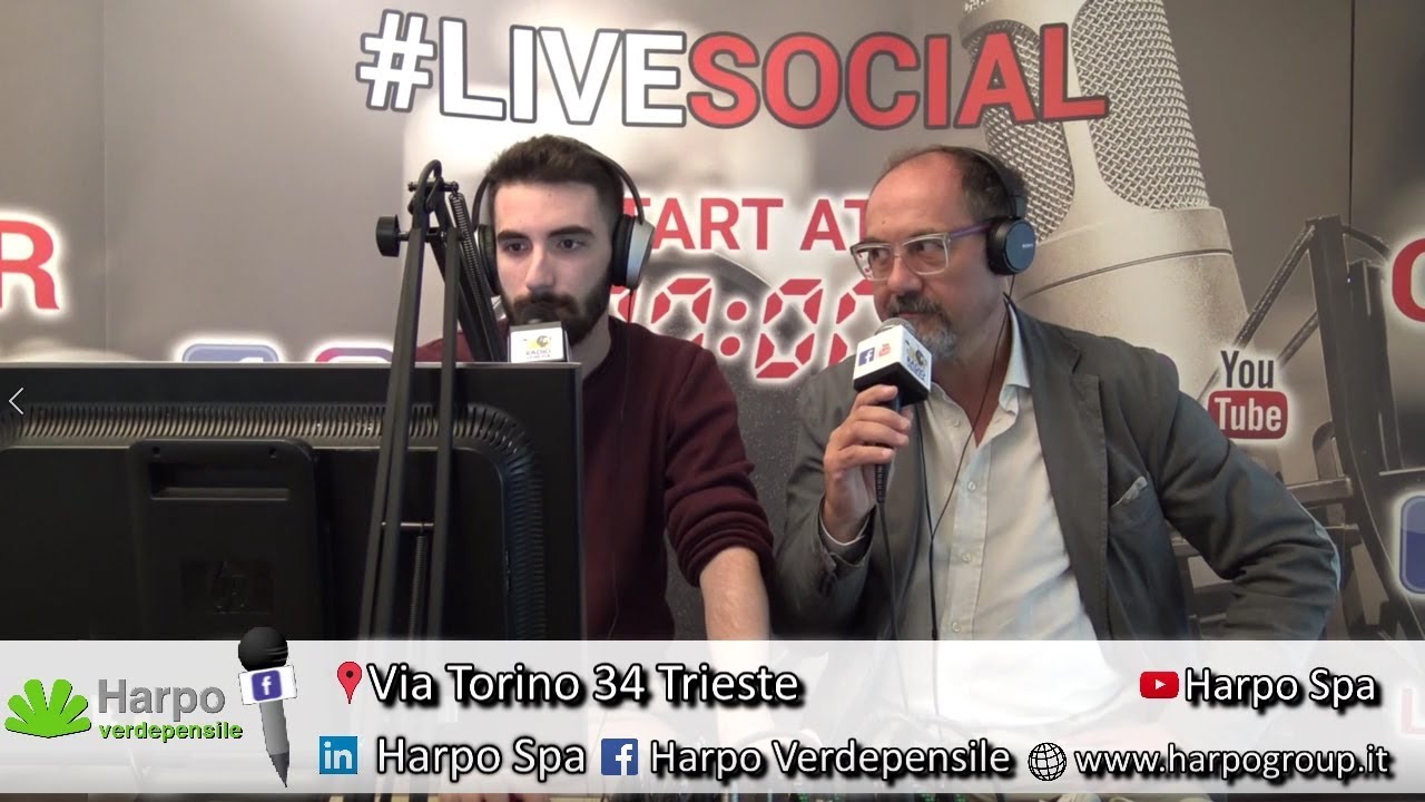 Harpo verdepensile - Radio Venezia Live Social - Intervista dott. Crasso