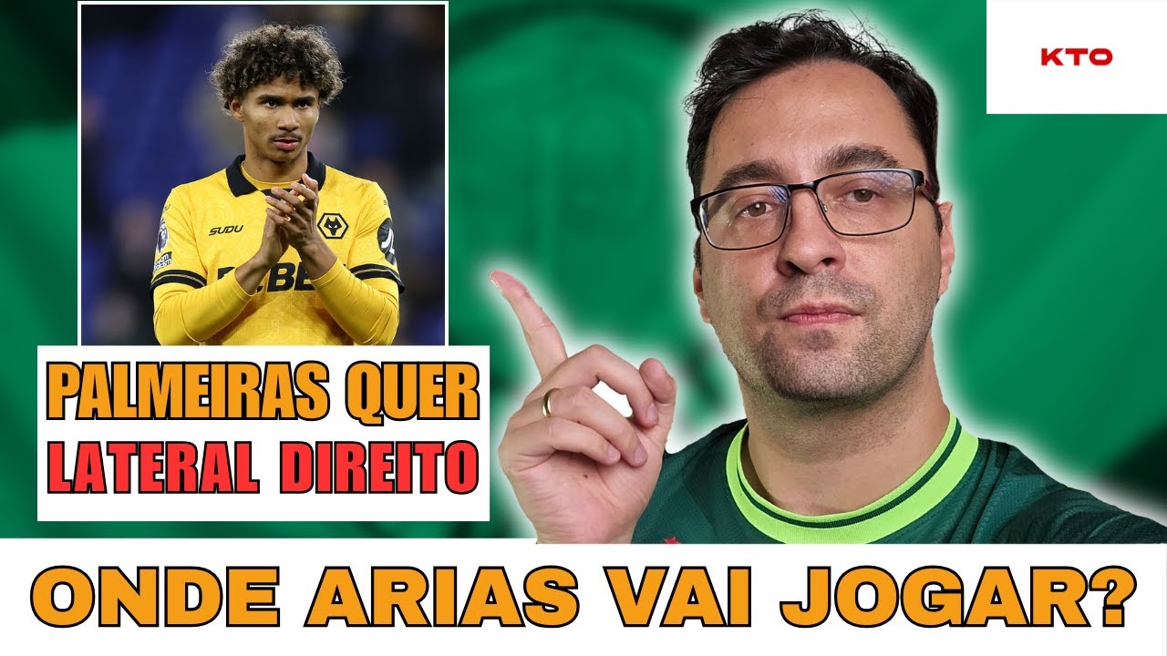 JHON ARIAS FAZ EXAMES MÉDICOS |  PALMEIRAS ATRÁS DE LATERAL DIREITO