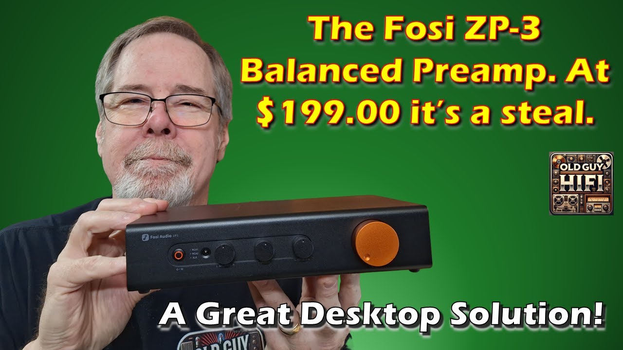 The Fosi ZP-3 Balanced Preamp. At $199.00 it&rsquo;s a steal. A Great Desktop Solution!