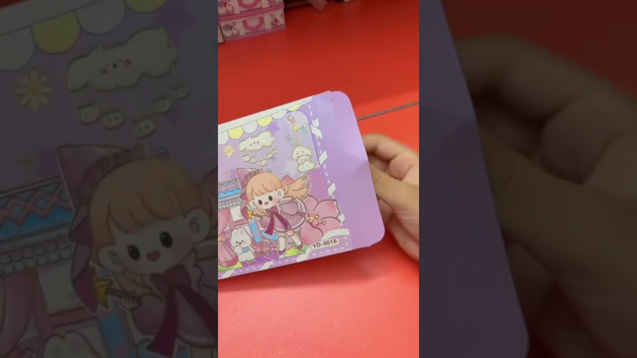 Let&rsquo;s unbox sticker book🎀#craftophobic #foryoupageシ #diy #sticker