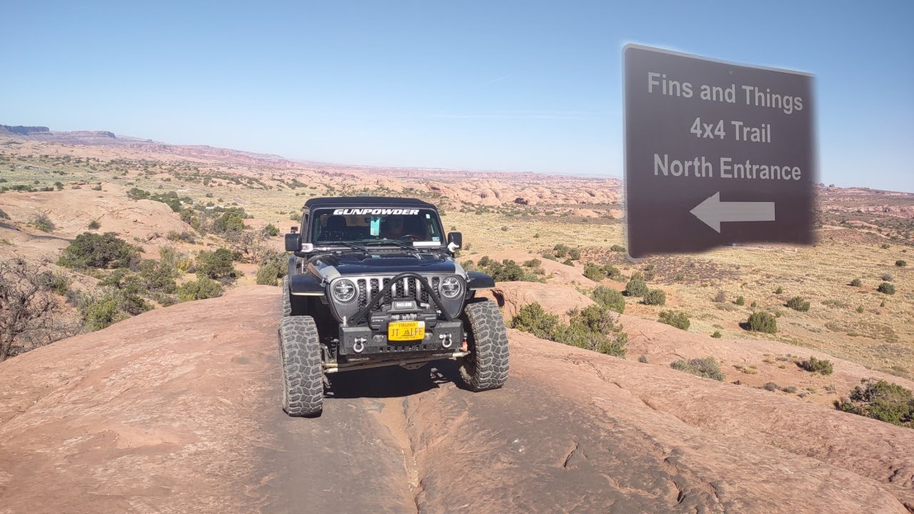 Fins & Things 4X4 Trail in Moab-Utah