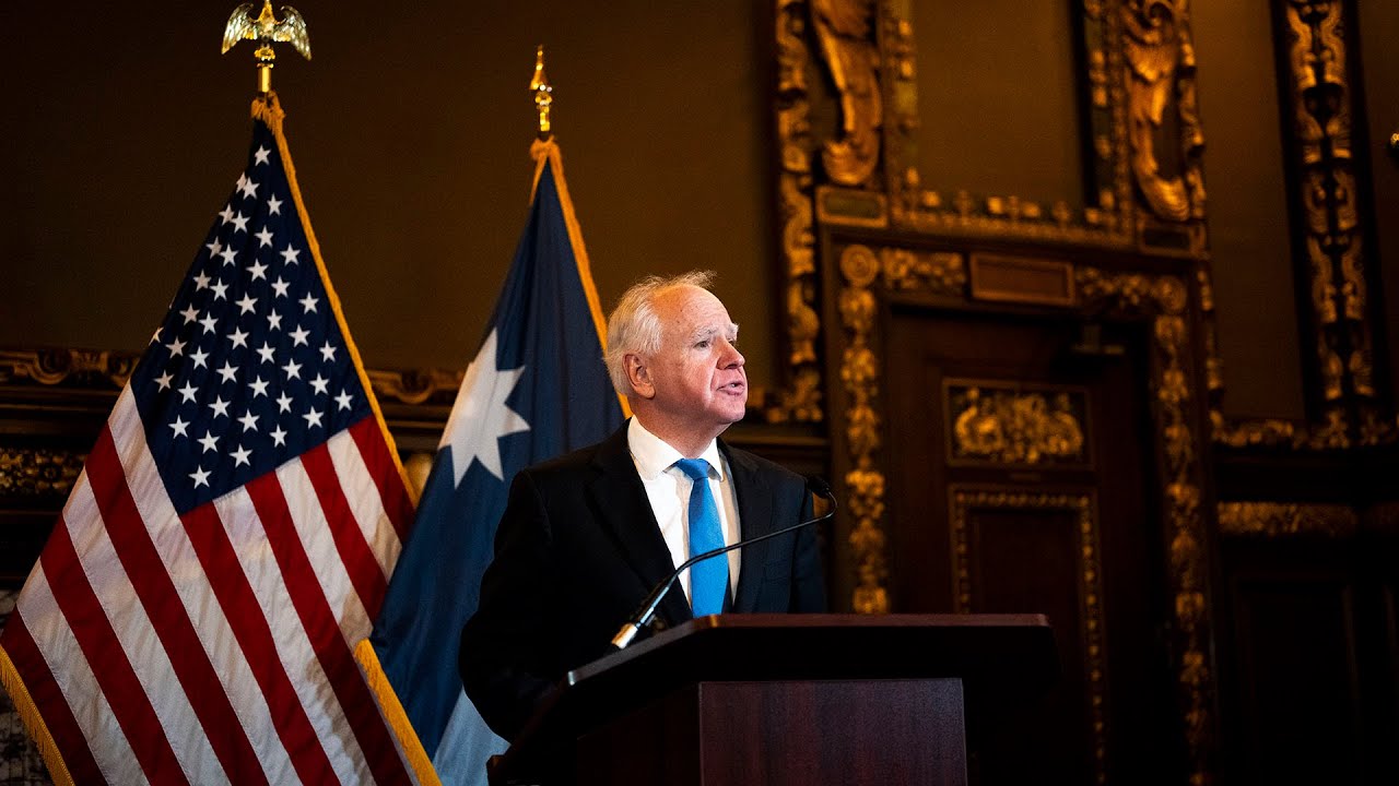 LIVE: Minnesota Gov. Tim Walz hold briefing following fatal shooting of Minneapolis man | NBC News