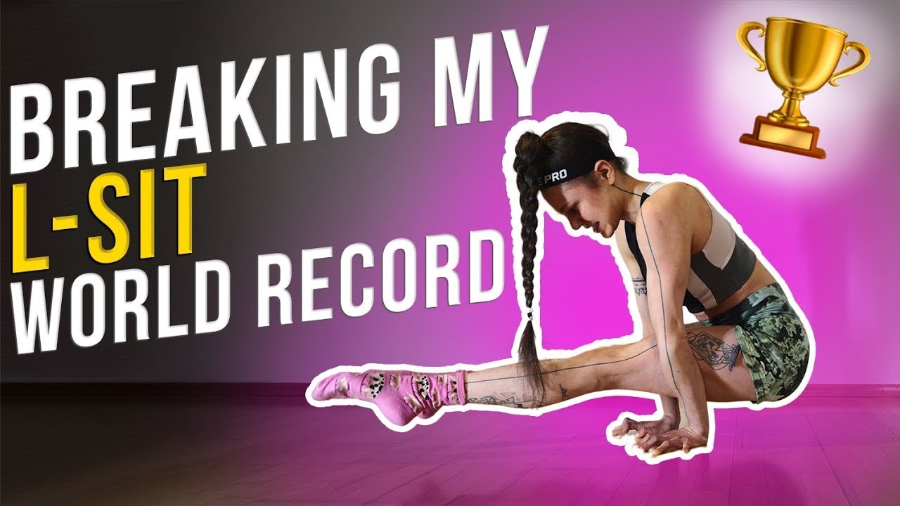 Longest time in an L-sit (female) Guinness World Record