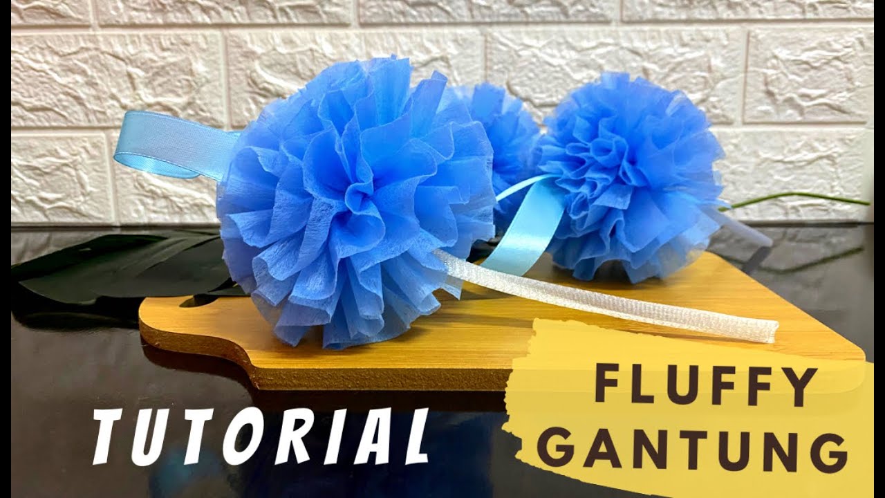 Tutorial Bunga Telur Fluffy Gantung - DIY