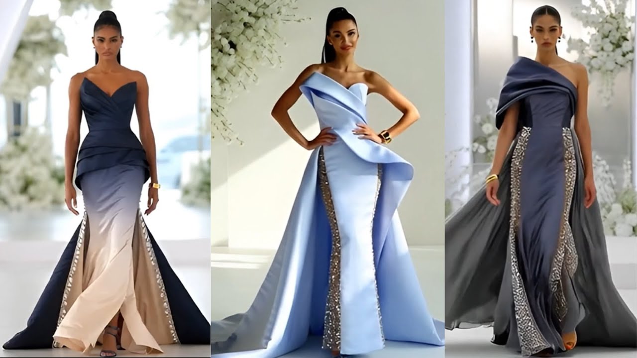 Sculpted Satin Gown Walks Like Couture Runway 2026