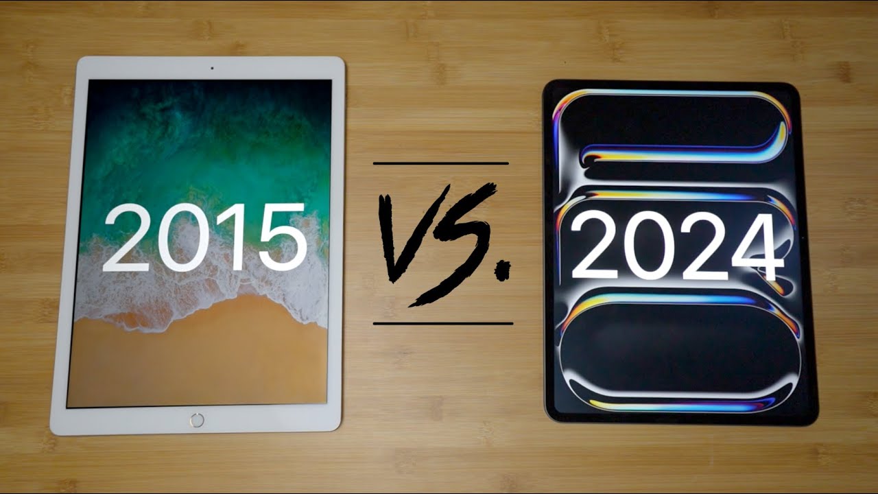 iPad Pro 2024 (с нанотекстурой) против 2015