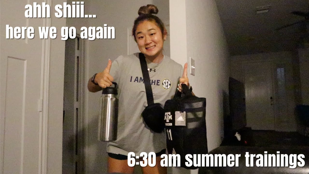 Day in the Life of a D1 Soccer Player | SUMMER PRESEASON TRAINING