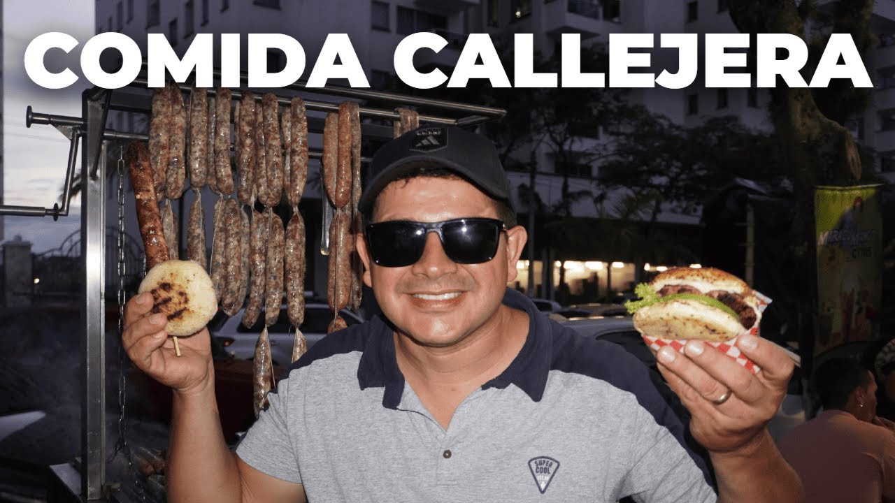PROBANDO COMIDA CALLEJERA EN BUCARAMANGA 🔰 (Parte 1) | ¿la mejor comida callejera de Colombia? 🤔