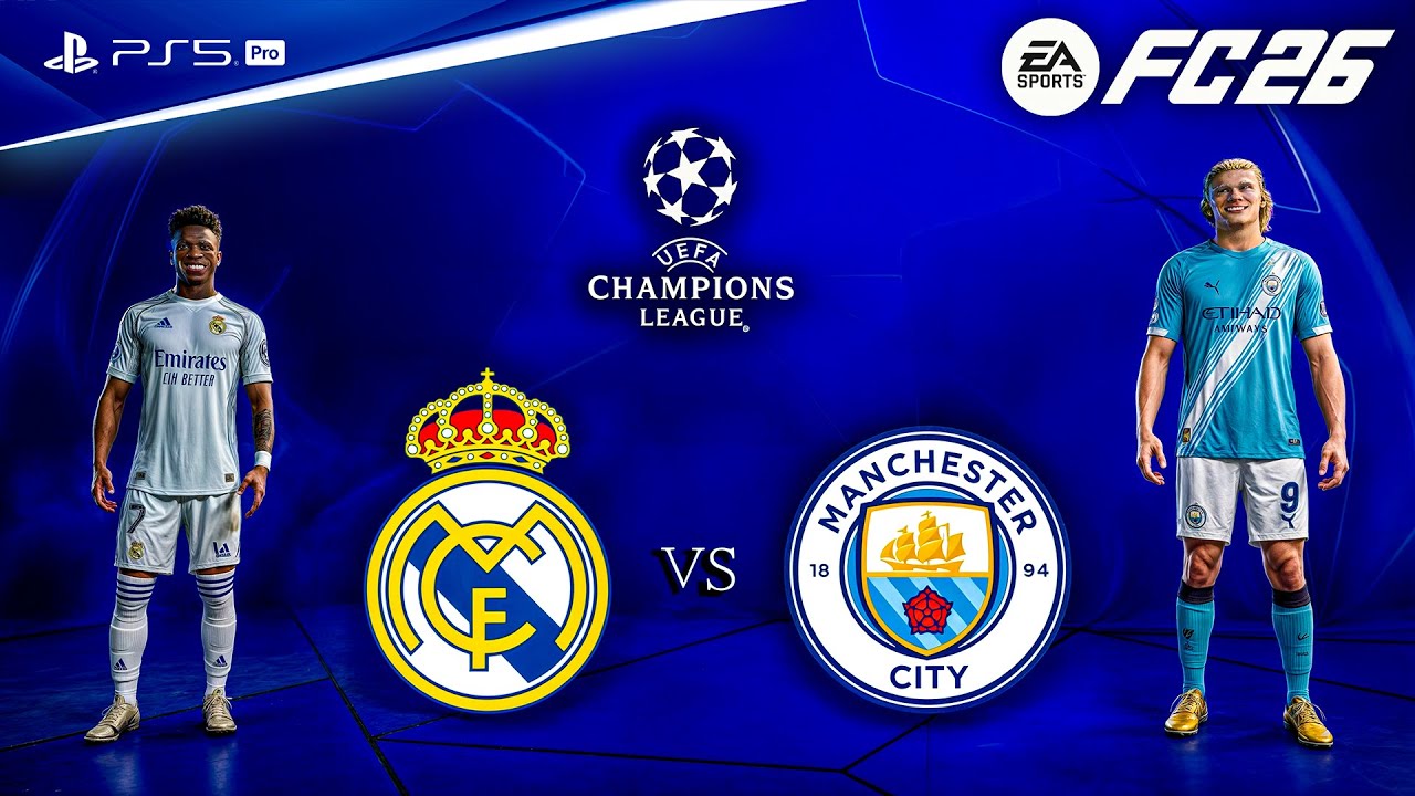 FC 26 - Real Madrid vs. Man City - UEFA Champions League | PS5™ Pro [4K60]