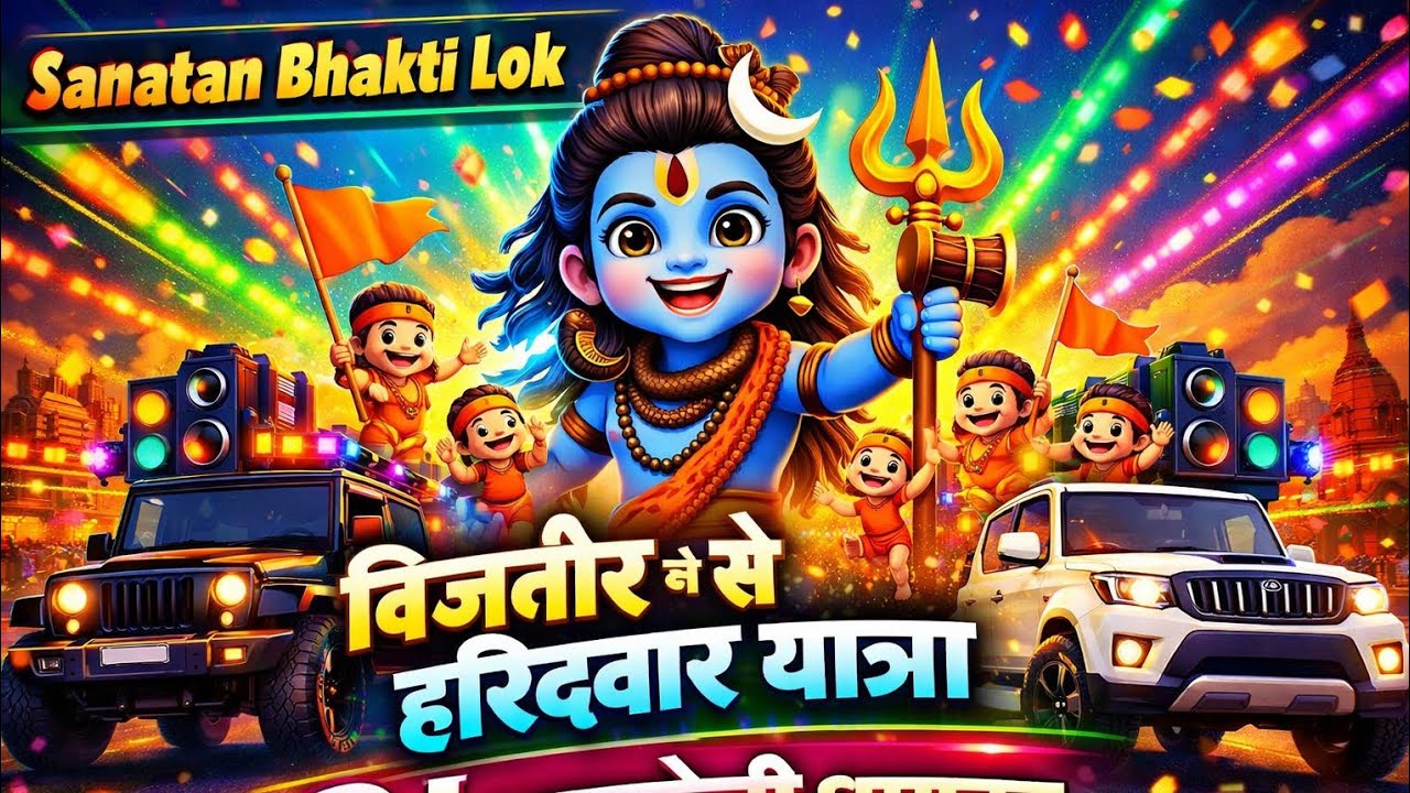 Bijnor Se Haridwar Kanwar Yatra | DJ RKB धमाका | Sanatan Bhakti Lok | Bol Bam 2026
