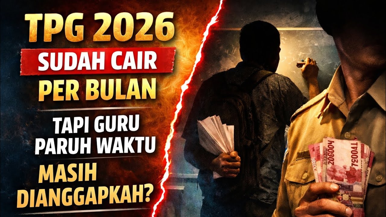 TPG 2026 Sudah Cair Per Bulan, Tapi Guru Paruh Waktu Dianggapkah?
