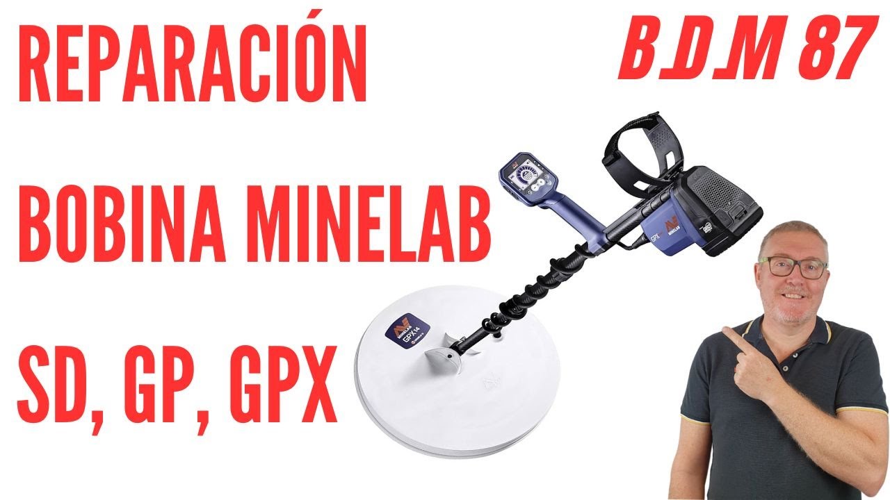 👉💥Cómo reparar una bobina Minelab de los detectores para oro SD, GP, GPX y GDX chino💥