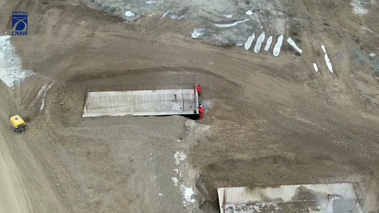 Imagini santierul Autostrazii A7 Bacau Pascani LOT 2 Trifești - Gherăești.