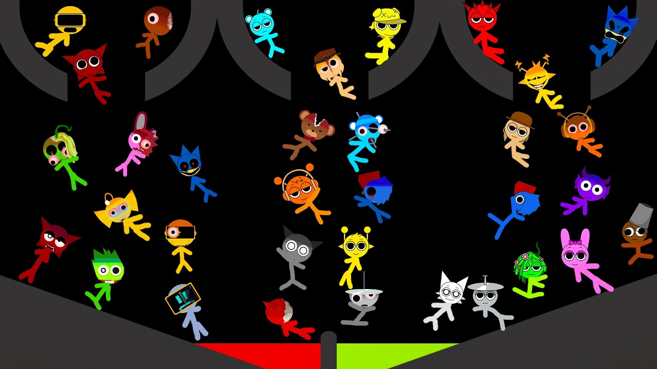 Sprunki Phase 2 vs Classic Steakman Marble Race Tournament In Algodoo — Who Will Win?