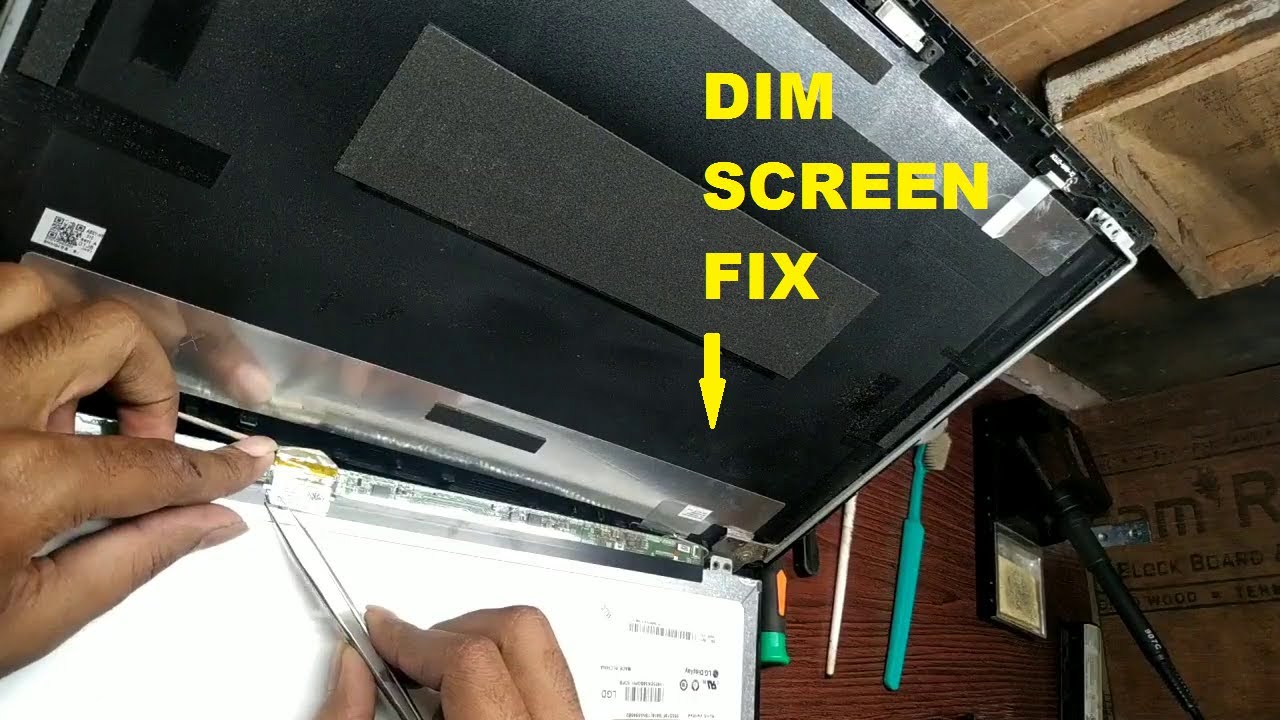 Laptop Dim Display Problem Solve