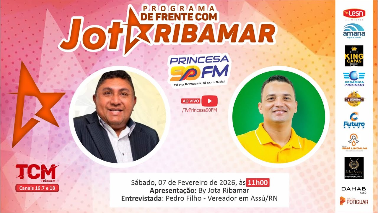 PROGRAMA DE FRENTE COM JOTA RIBAMAR (VEREADOR PEDRO FILHO) | 07/02/2026