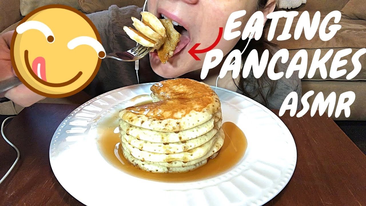 ASMR PANCAKES🥞 | *BIG BITES* | SOFT EATING SOUNDS