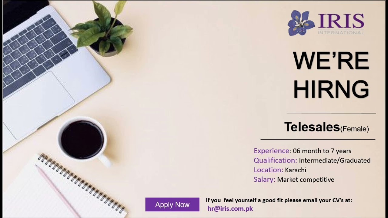 Telesales | Apply now | Job seekers | New Opportunities #iris #telesales #female #hiring #jobs2024