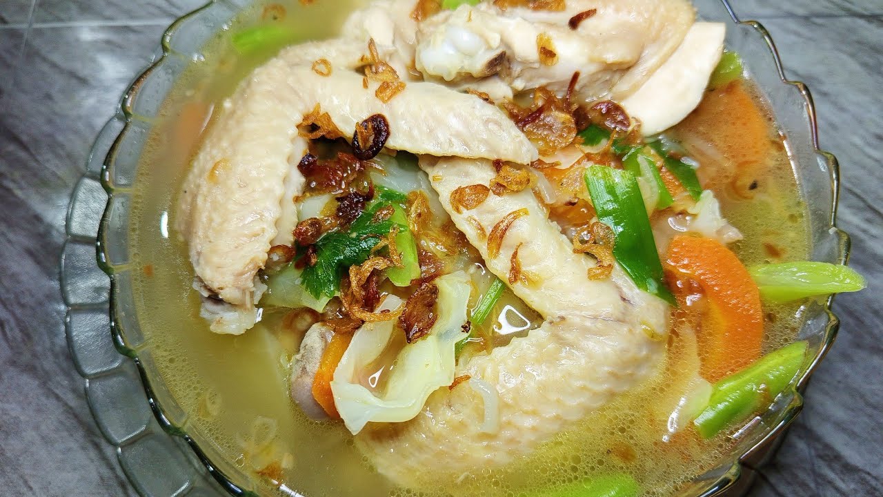 resep sop ayam sederhana √√ masakan rumahan ala aku ||