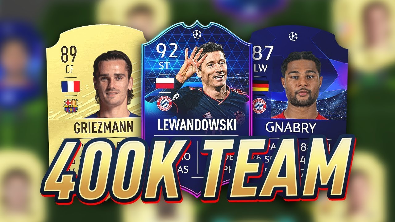 BEST POSSIBLE 400K WEEKEND LEAGUE TEAM (400K SQUAD BUILDER) - FIFA 20 Ultimate Team