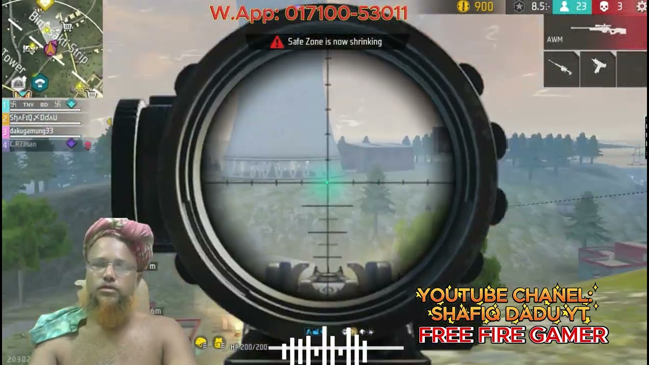 M82B+M82B 9 Kill 🖥️💪 Headshot Rate 85% 🖥️ shafiq Dadu yt pc Intel 🖥️ FreeFire