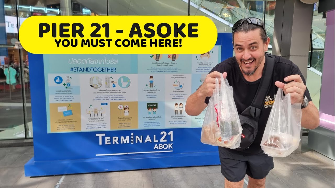 Pier 21 @ Terminal 21 - This is the CHEAPEST food in BANGKOK | THAILAND