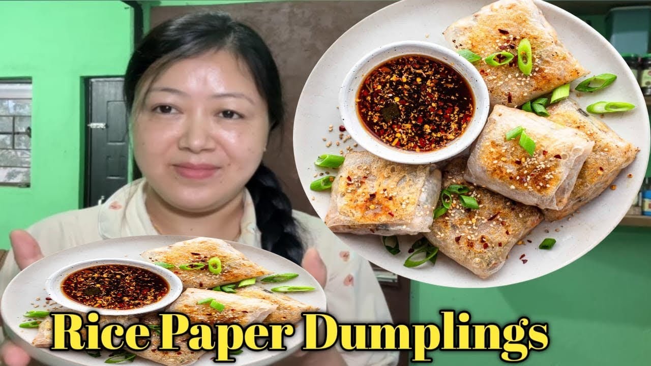 Crispy Rice Paper Dumplings Recipe || Easy Recipe 