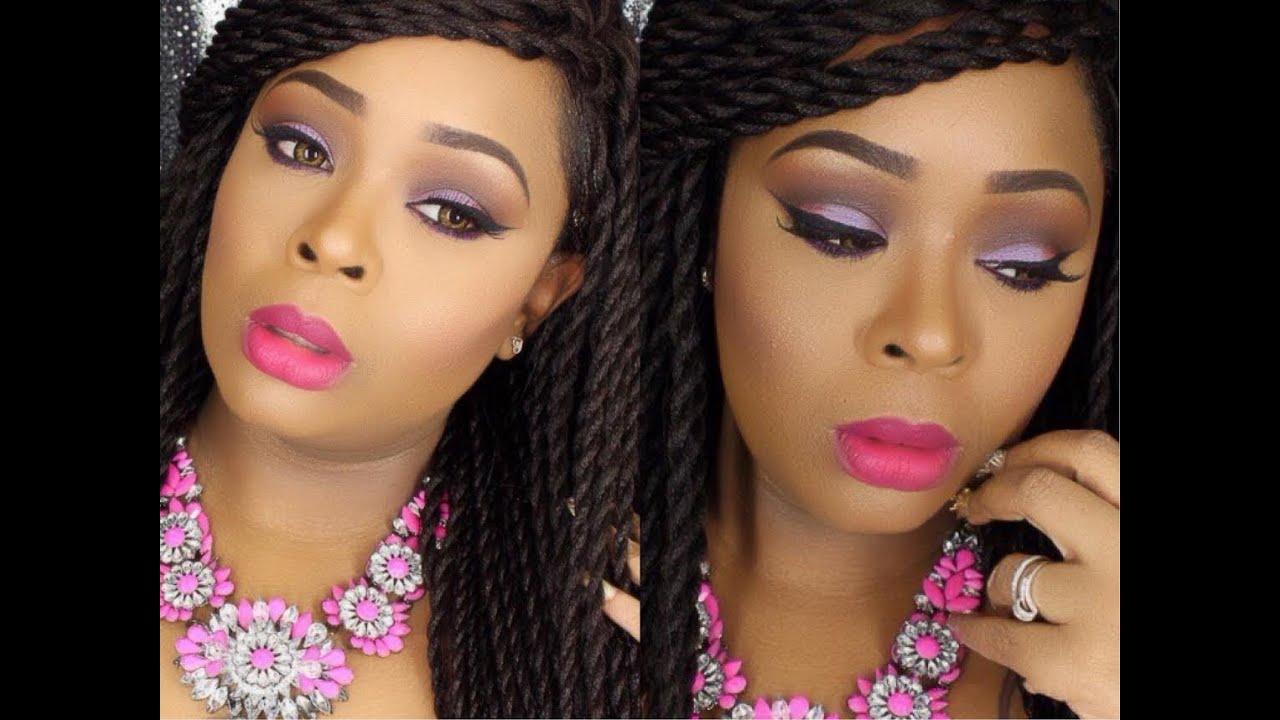 VALENTINE'S DAY TUTORIAL! PURPLE TAKEOVER COLLAB WITH TELLAGLAM & JADIZMUA