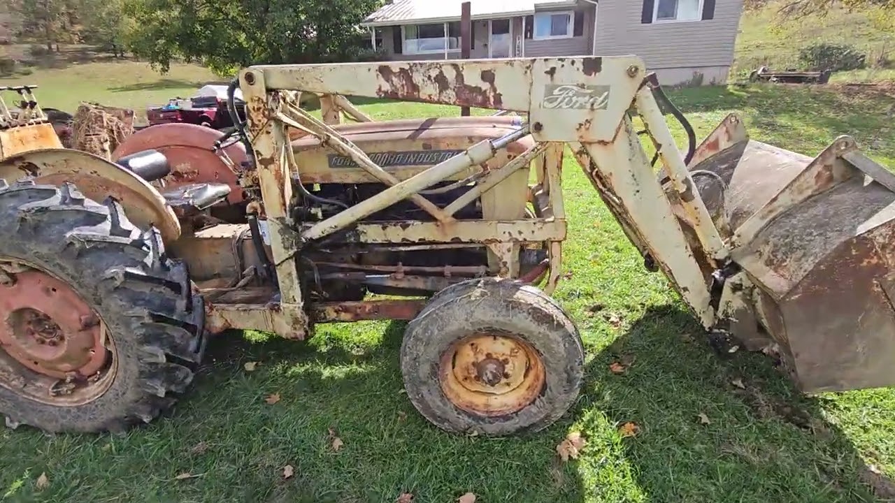 New to the farm ford 4000 industrial backhoe