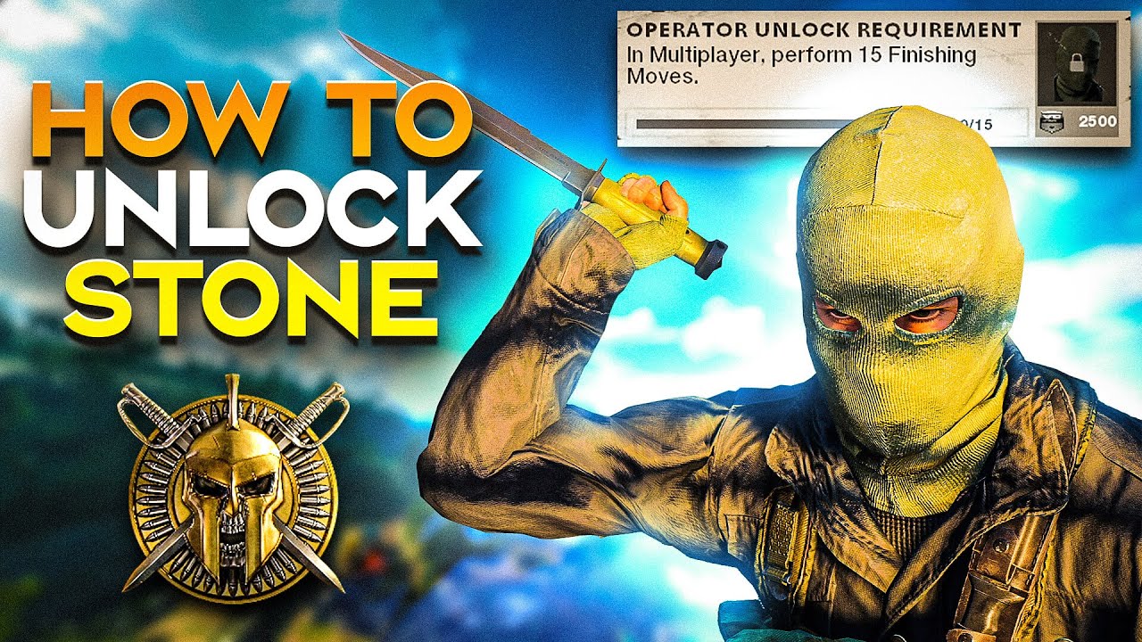 HOW TO UNLOCK STONE in BLACK OPS COLD WAR | FASTEST WAY TO PERFORM 15 FINISHING MOVES (EASY UNLOCK)