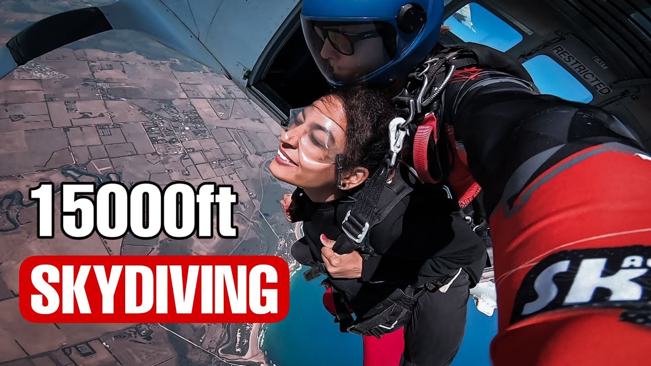 SKYDIVING FROM 15000FT|Most Blissful Experience|Great Ocean Road|Australia Telugu Vlogs