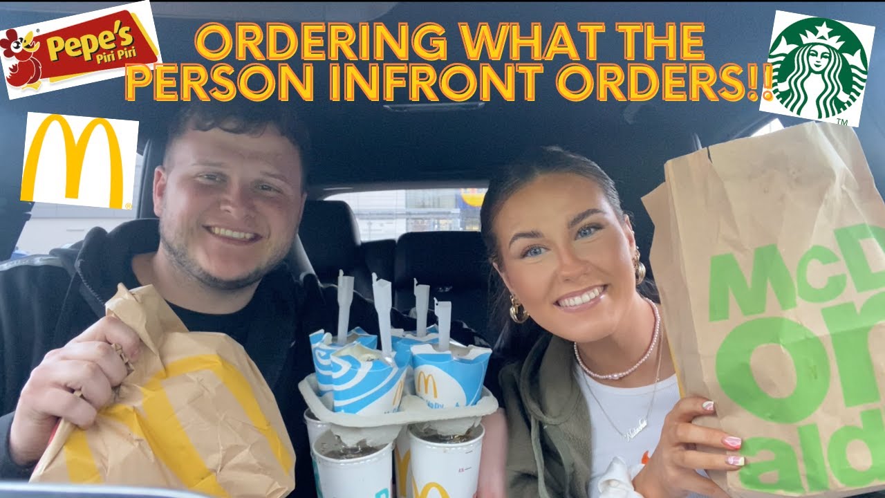 ORDERING WHAT THE PERSON INFRONT ORDERS | NC
