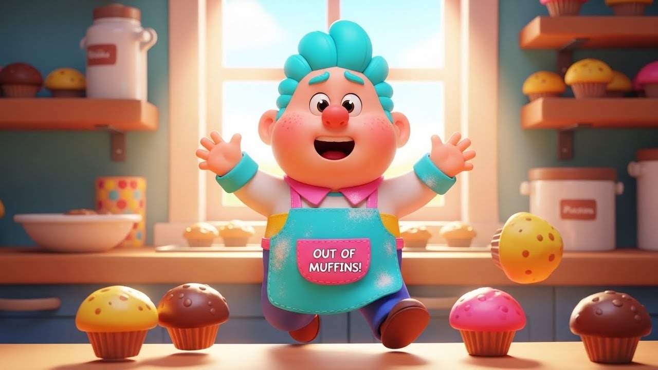 Muffin Man Runs Out of Muffins! | Fun Kids Story & Nursery Rhyme