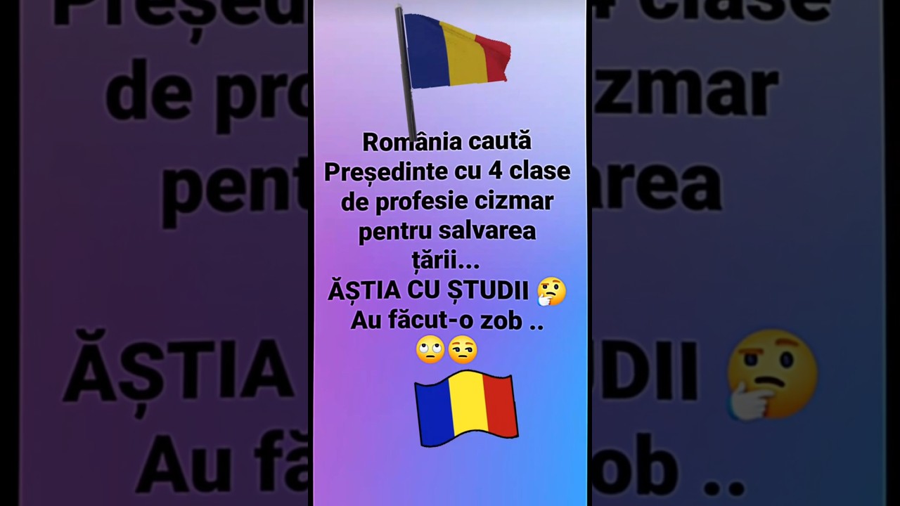 Romania cauta presedinte    !    