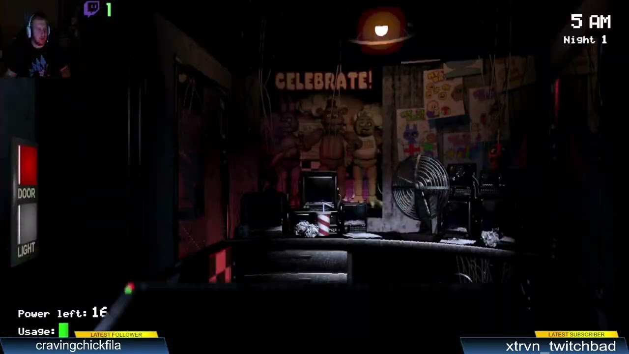 My First Time Playing The PC Version Of Five Nights At Freddy's