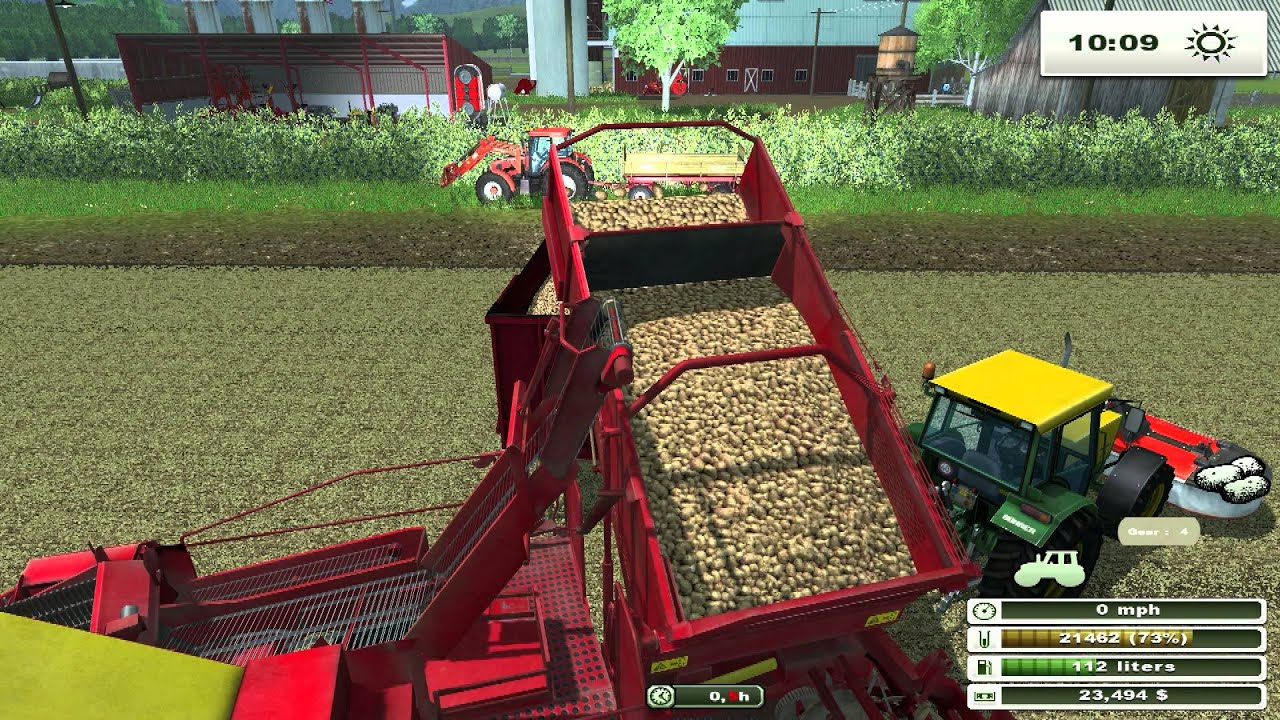 FARM SIM SATURDAY plant and harvest potato's