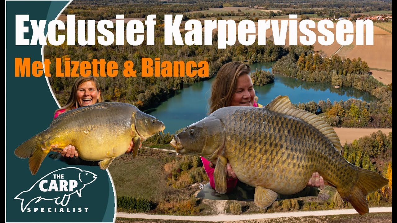 EXCLUSIEF KARPERVISSEN en VEEL KARPERS VANGEN op een betaalwater met Lizette & Bianca!