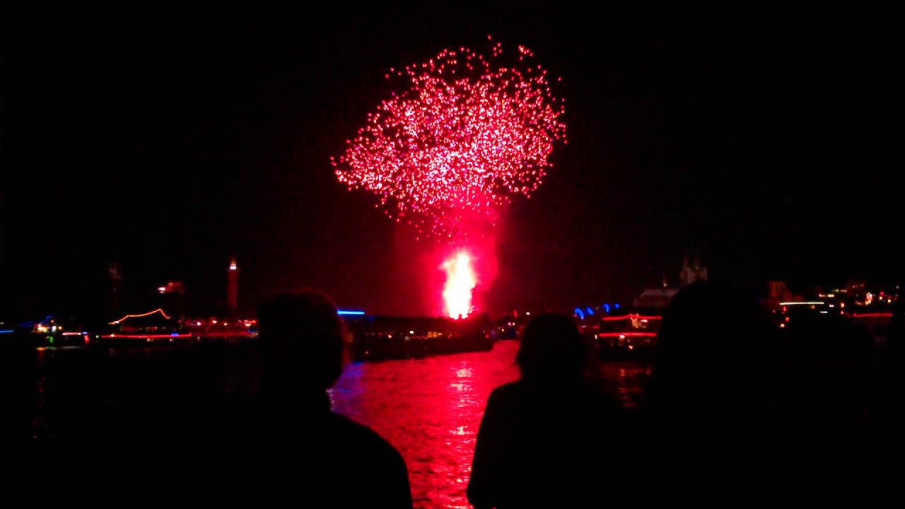 Vollständiges Feuerwerk Kölner Lichter 13.07.2013 - HD - #2/3