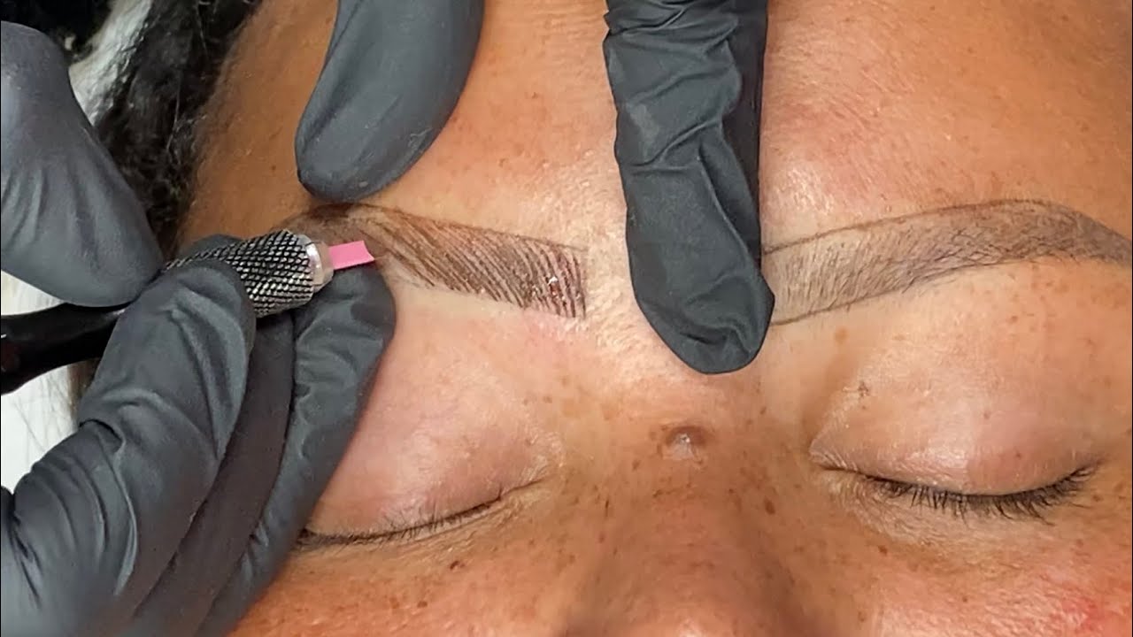 Microblading Realista- RETOQUE passo a passo