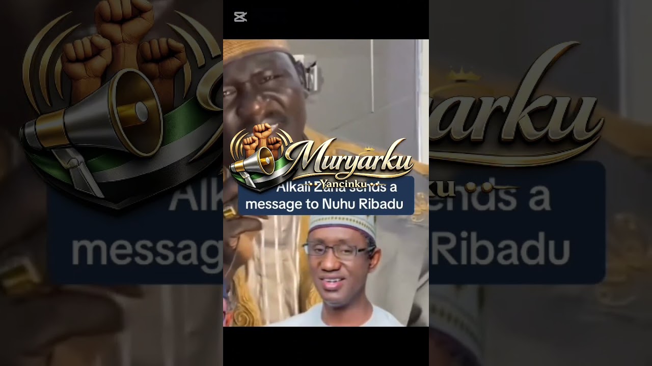 Wata sabuwa! Sheikh Alkali Zariya ya tura sako zuwa ga Nuhu Ribado