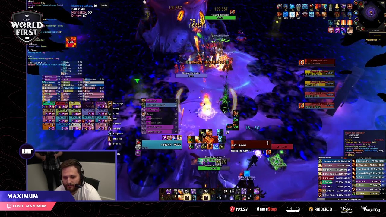 Mythic Ny'alotha World First!! ( Complexity Limit )