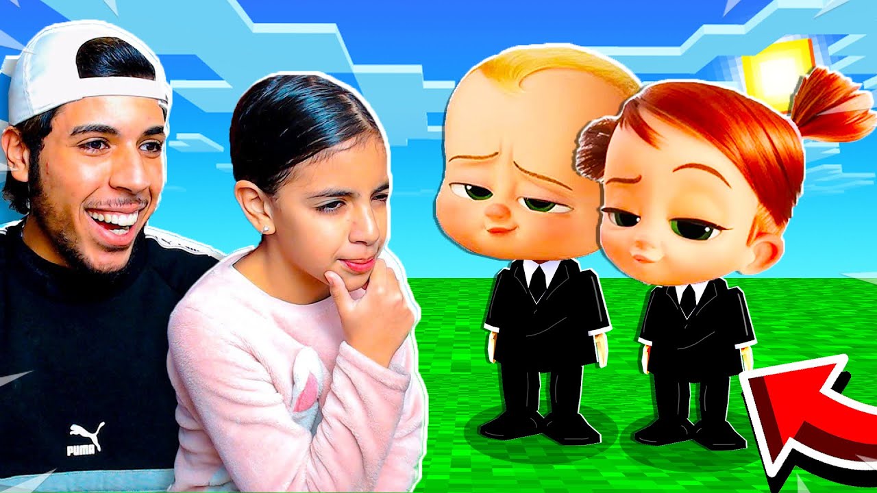 LILIA et WAHIL DÉCOUVRE BOSS 2 MINECRAFT ! (Trop cool)