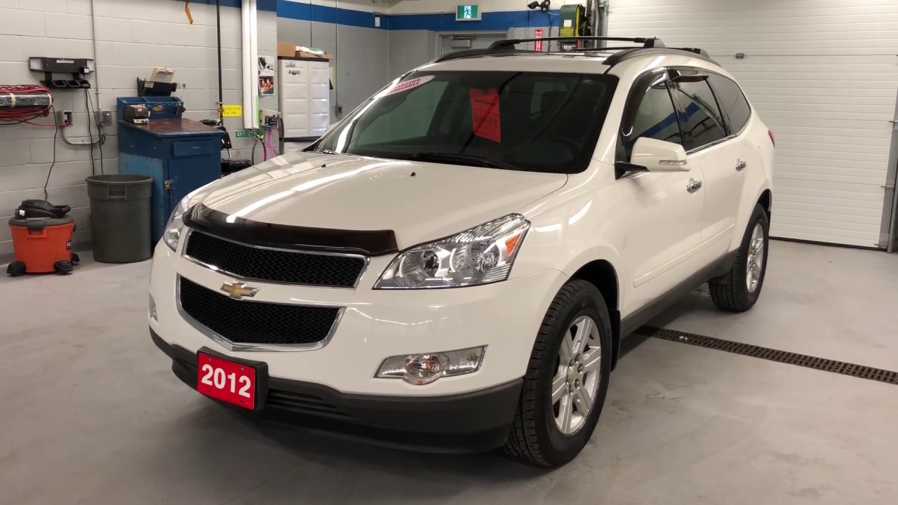 White 2012 Chevrolet Traverse 1LT Review Oshawa ON - Roy Nichols Motors Ltd
