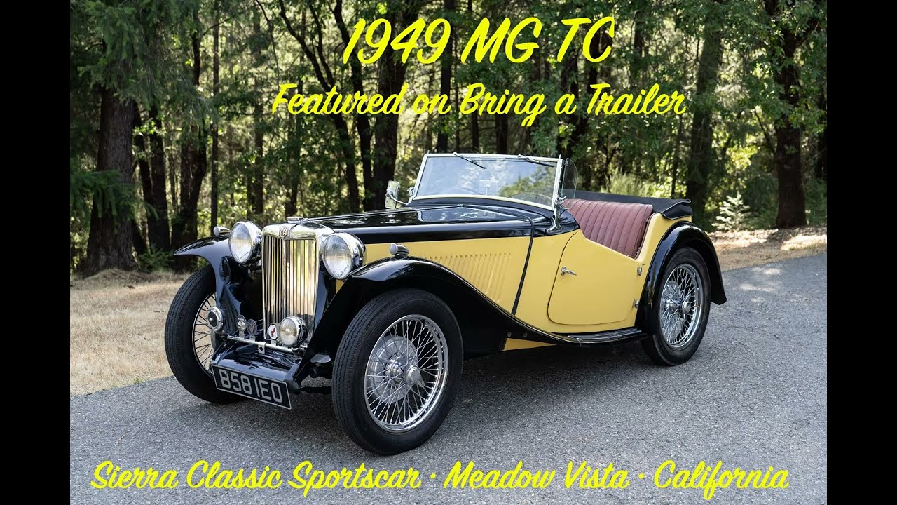 1949 MG TC featured on Bring a Trailer by Sierra Classic Sportscar, Meadow Vista, California