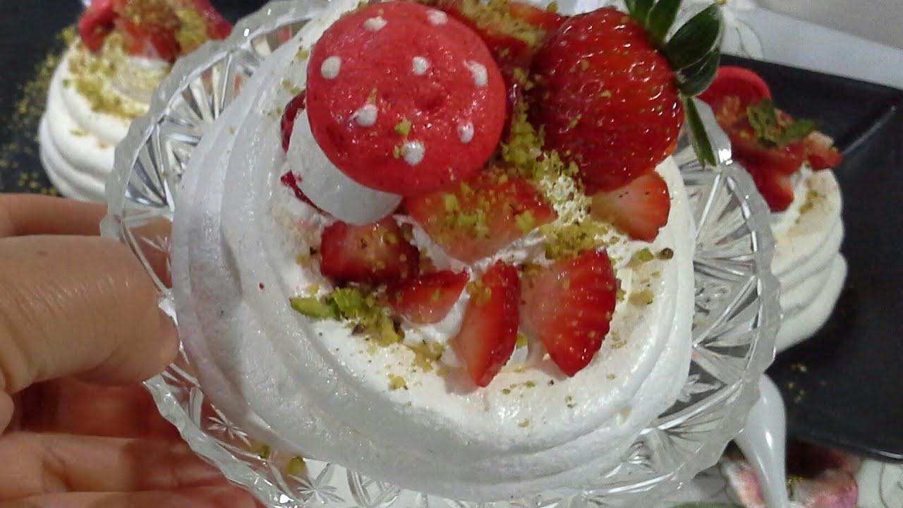 وصفة البافلوفا من مطبخ سلسبيل/ Recette de pavlova /selsabil cuisine