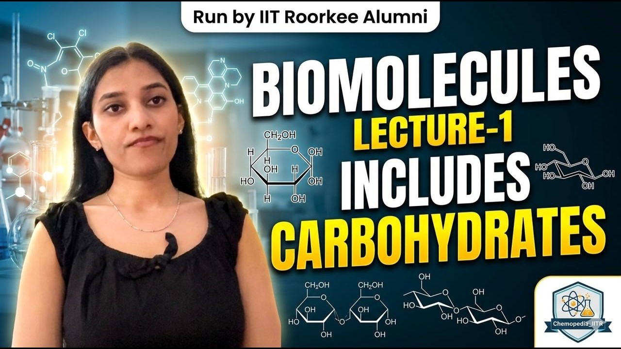 NATURAL PRODUCT/ BIOMOLECULES LEC-01 | CARBOHYRATES | IIT-JAM | NET | GATE | JEE | NEET
